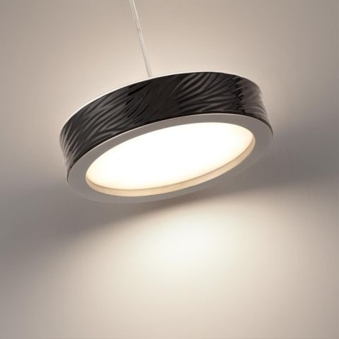Подвесной светильник Odeon Light Riviera 5451/32LB черный/никель/металл/керамика/хрусталь/акрил LED x 32W 2000К/3000K/4000K/переключ