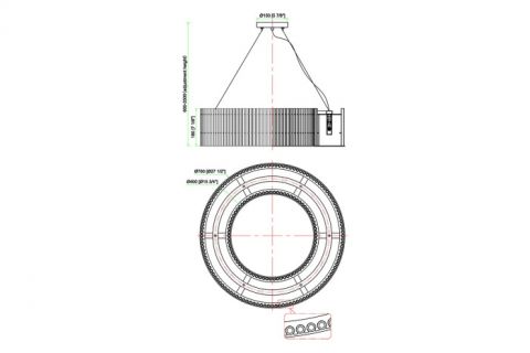 Подвесной светильник Garda Decor 91GH-80567
