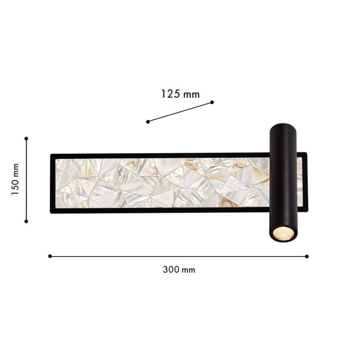 Настенный светильник светодиодный со спотом 4859-1W Favourite Primum LEDx10W 3000K