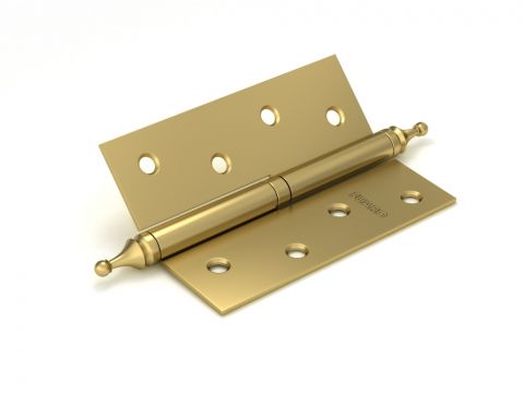 Петля съемная 410-4 100x75x2,5 SB right (мат. золото) правая
