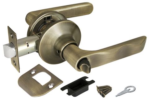 Ручка защелка DK624/BL AB-BK (624/BL AB-B) (фик.)