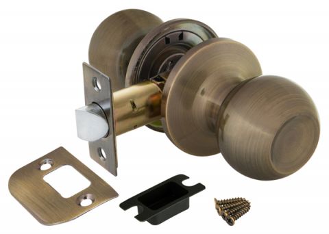 Ручка защелка DK672/BL AB-PS (672/BL AB-P) ( без фик.)