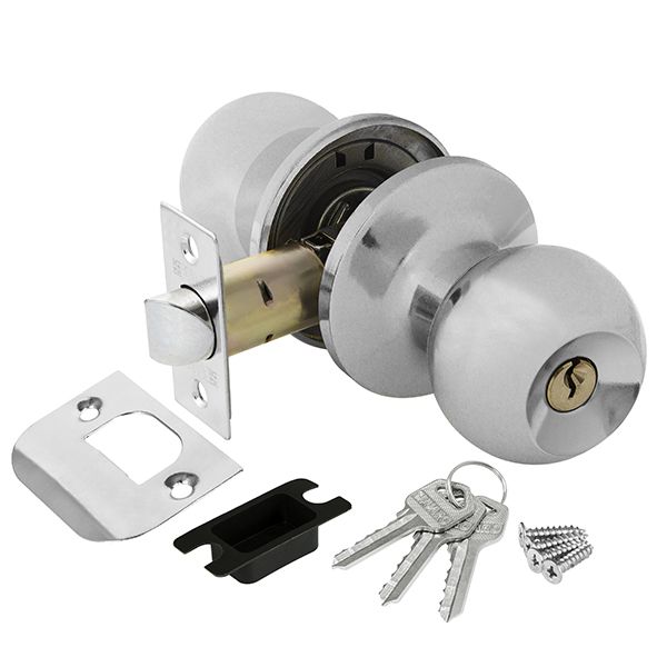 Ручка защелка DK672/BL CP-ET (672/BL CP-E) ( кл/фик.)
