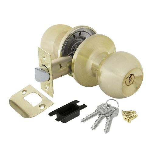 Ручка защелка DK672/BL SB-ET (672/BL SB-E) ( кл/фик.)