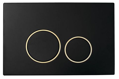 Кнопка для инсталляции, пластик BLACK GOLD, круглая NeoArt