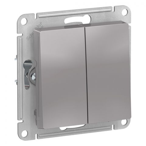 2-клавишный выключатель, IP44, сх.5, 10АХ, механизм