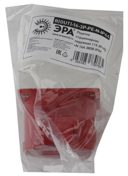 Розетка 16А 380В IP44