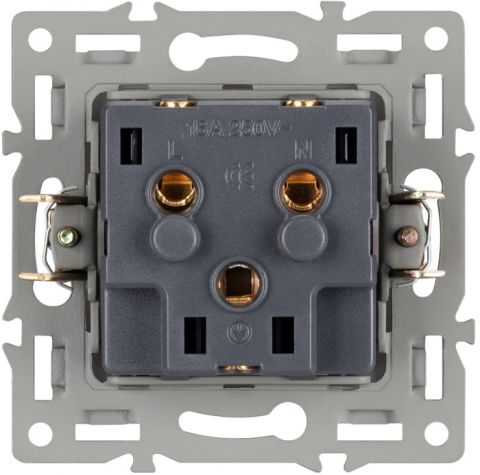 Механизм встраиваемый электрической розетки SCT-MEU1-PL (250V, 16A)