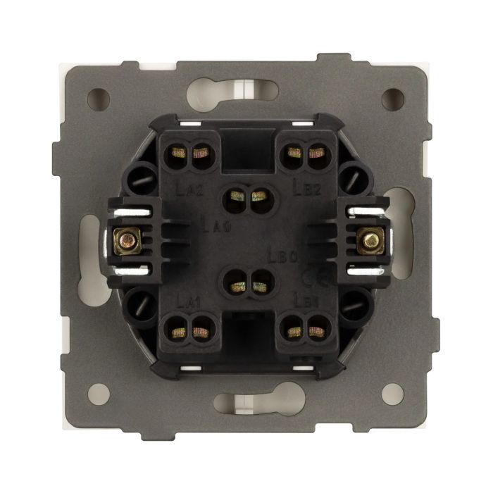 Механизм выключателя двухклавишный проходной SWT-TENDO-MKP2-PL (230V, 10A)