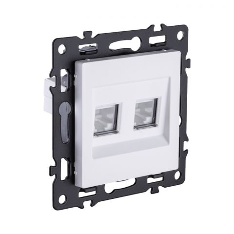 Розетка двойная Ethernet RJ45