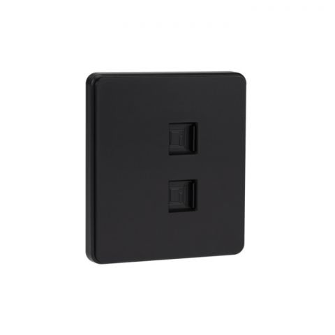 Розетка компьютерная двойная RJ45+RJ45 кат6 с/у